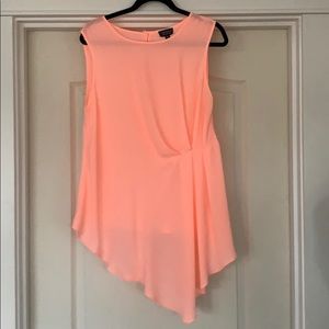 Topshop Light pink Shear Blouse